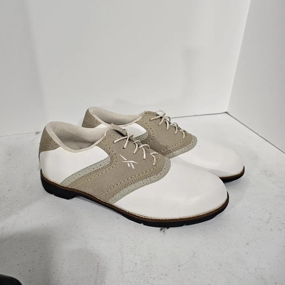 Reebok White and Tan Men's Shoes